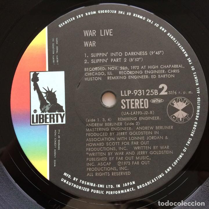 Discos de vinilo: War &lrm;&ndash; Live, 2 LPS, Japan 1973 Liberty* - Foto 11