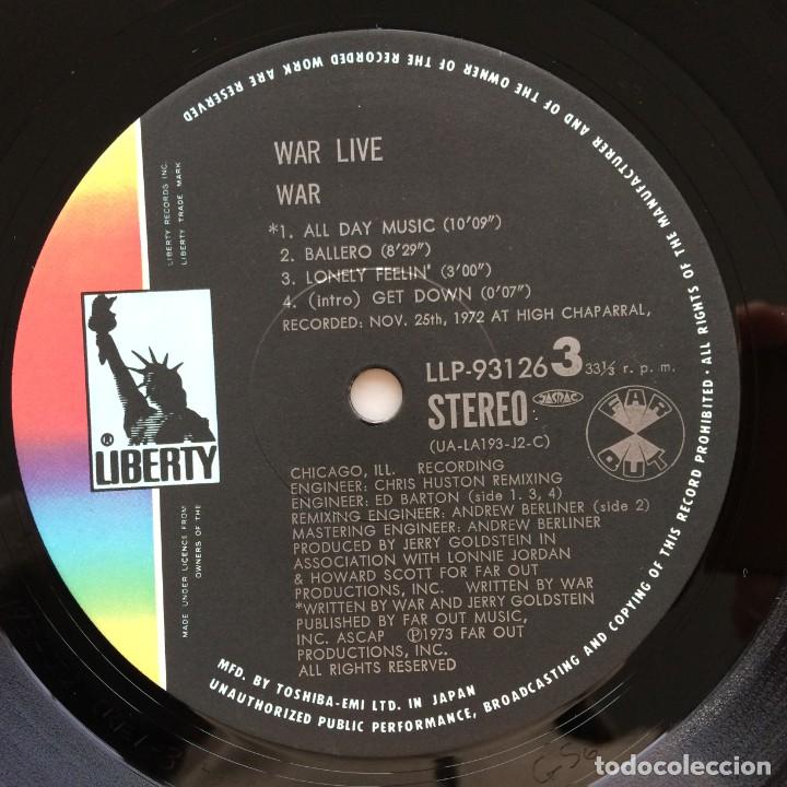 Discos de vinilo: War &lrm;&ndash; Live, 2 LPS, Japan 1973 Liberty* - Foto 12