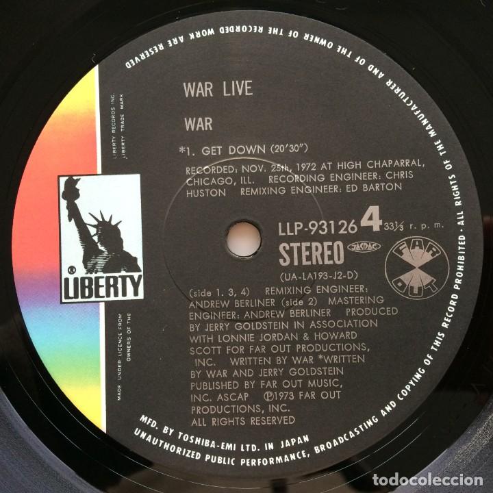 Discos de vinilo: War &lrm;&ndash; Live, 2 LPS, Japan 1973 Liberty* - Foto 13