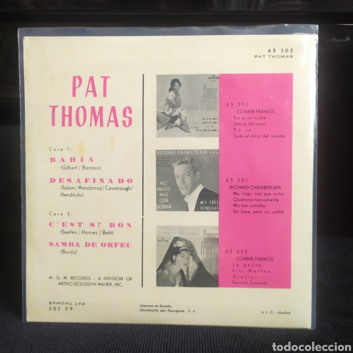 Discos de vinilo: Pat Thomas - Bahia 1963 - Foto 2