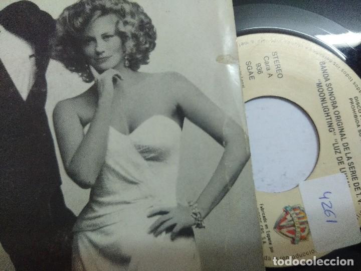 Discos de vinilo: LUZ DE LUNA-MOONLIGHTING/SINGLE PROMOCIONAL. - Foto 2