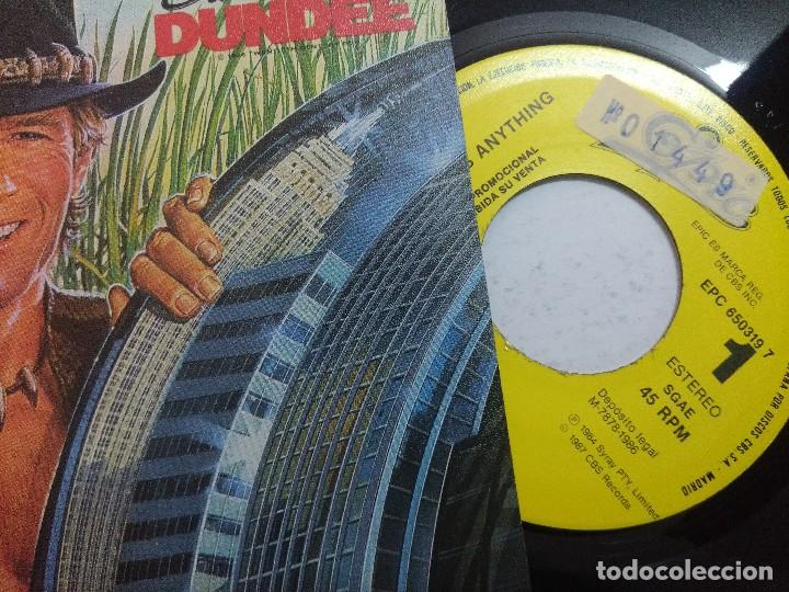 Discos de vinilo: COCODRILO DUNDEE/SINGLE PROMOCIONAL. - Foto 2