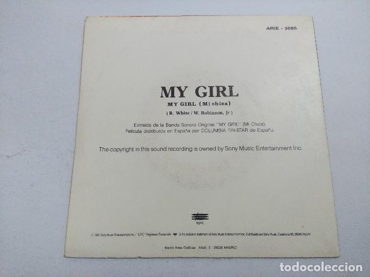 Discos de vinilo: MY GIRL/THE TEMPLATIONS/SINGLE. - Foto 3