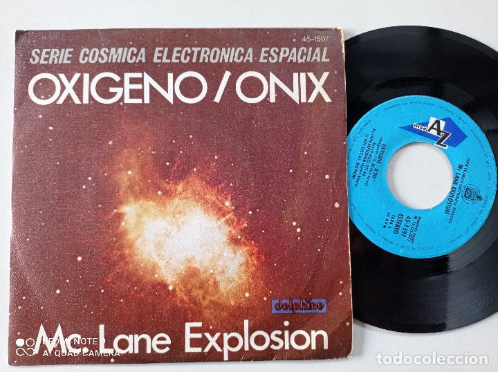 Discos de vinilo: Mc. LANE EXPLOSION - Oxigeno - SINGLE HISPAVOX 1977 - Foto 1
