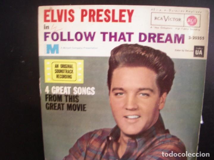Discos de vinilo: ELVIS PRESLEY- FOLLOW THAT DREAM. EP. - Foto 1