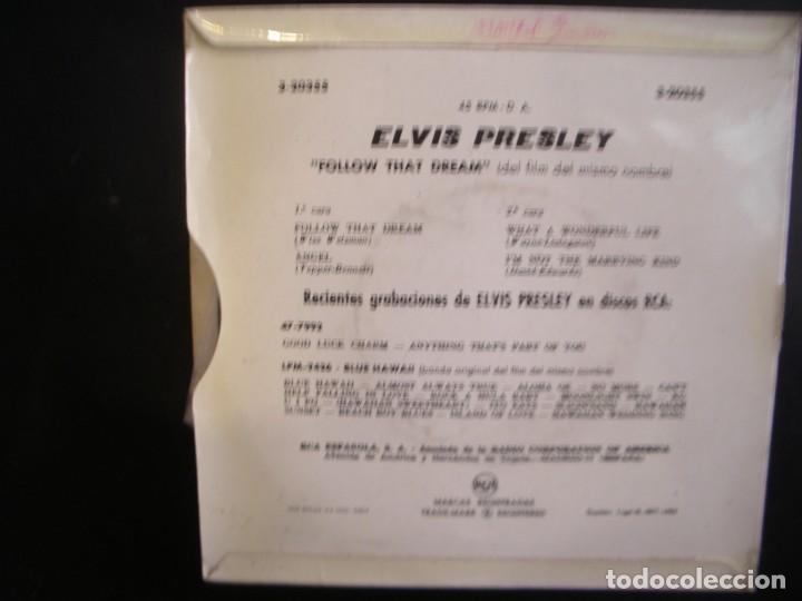 Discos de vinilo: ELVIS PRESLEY- FOLLOW THAT DREAM. EP. - Foto 2