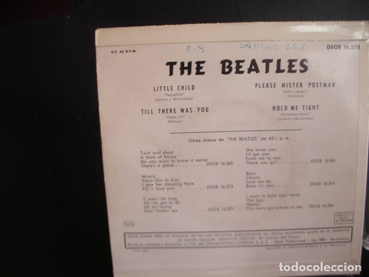 Discos de vinilo: THE BEATLES- PLEASE MR POSTMAN. EP. - Foto 2