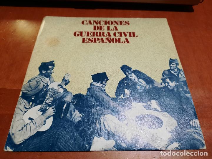 Discos de vinilo: CANCIONES DE LA GUERRA CIVIL. SINGLE EN BUEN ESTADO. SOY NOVIO DE LA MUERTE. AY CARMELA....