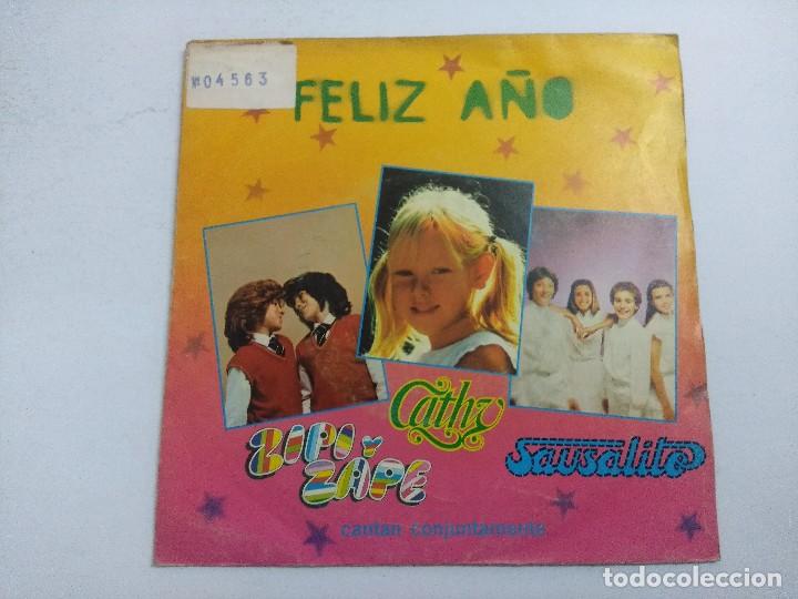 Discos de vinilo: FELIZ A&Ntilde;O/ZIPI Y ZAPE/SINGLE. - Foto 1