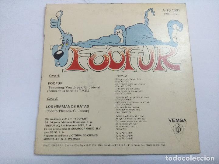 Discos de vinilo: FOOFUR/SINGLE. - Foto 3