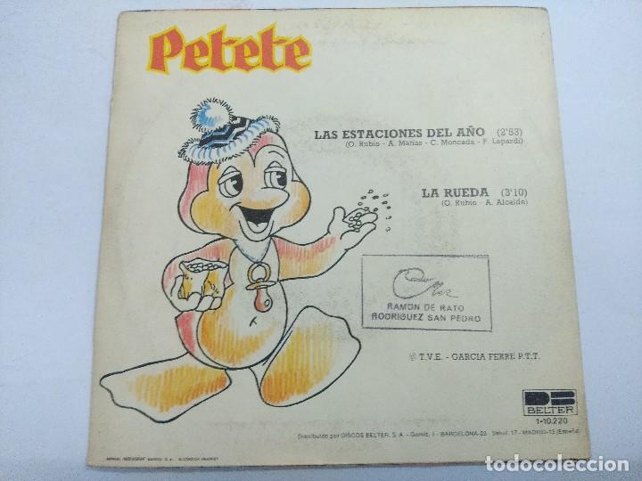 Discos de vinilo: PETETE/SINGLE. - Foto 3