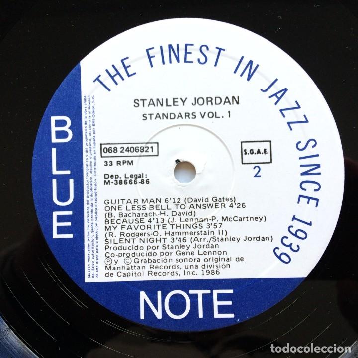 Discos de vinilo: Stanley Jordan &lrm;&ndash; Standards Volume 1 Spain,1986 Blue Note - Foto 4