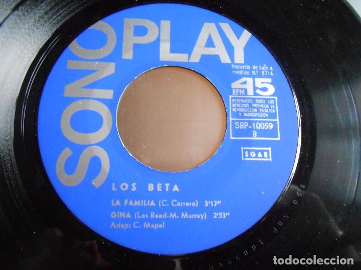 Discos de vinilo: BETA, LOS, EP, INCENDIO EN R&Iacute;O + 3 , A&Ntilde;O 1967, SONO PLAY SBP 10.059 - Foto 4