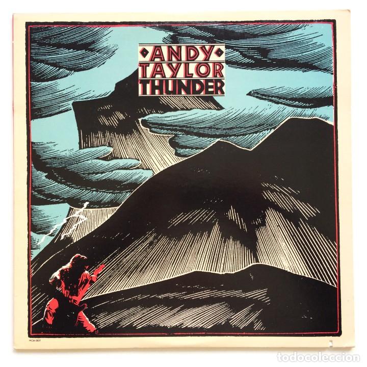 Discos de vinilo: Andy Taylor &lrm;&ndash; Thunder USA,1987 MCA Records - Foto 1