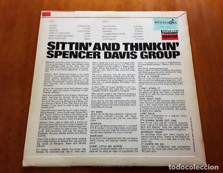 Discos de vinilo: SPENCER DAVIS GROUP Sittin And Thinkin 1967 ORIGINAL LP - Foto 2