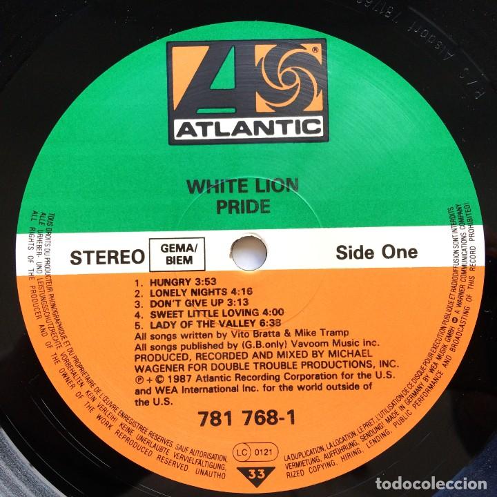 Discos de vinilo: White Lion &lrm;&ndash; Pride Germany,1987 Atlantic* - Foto 3