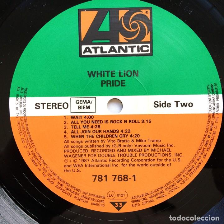 Discos de vinilo: White Lion &lrm;&ndash; Pride Germany,1987 Atlantic* - Foto 4