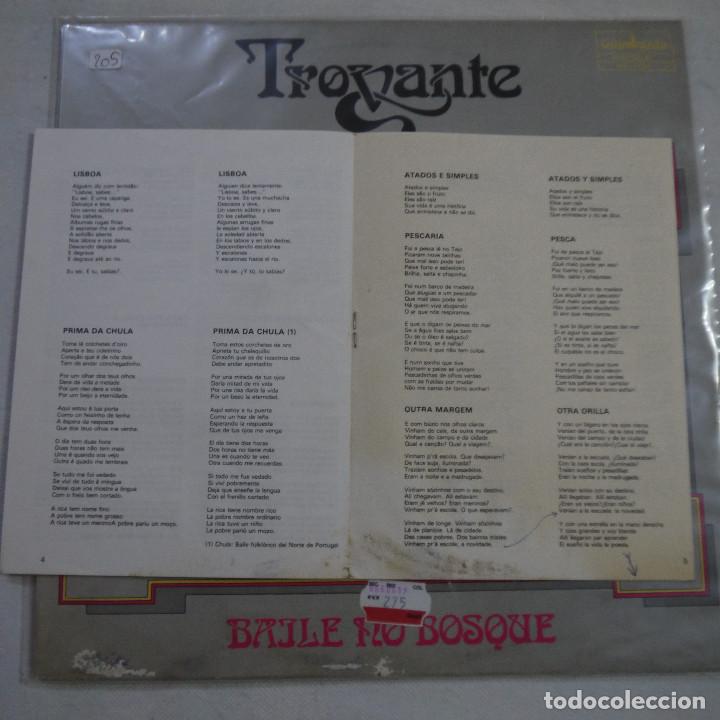 Discos de vinilo: TROVANTE - BAILE NO BOSQUE - LP 1982 - Foto 4