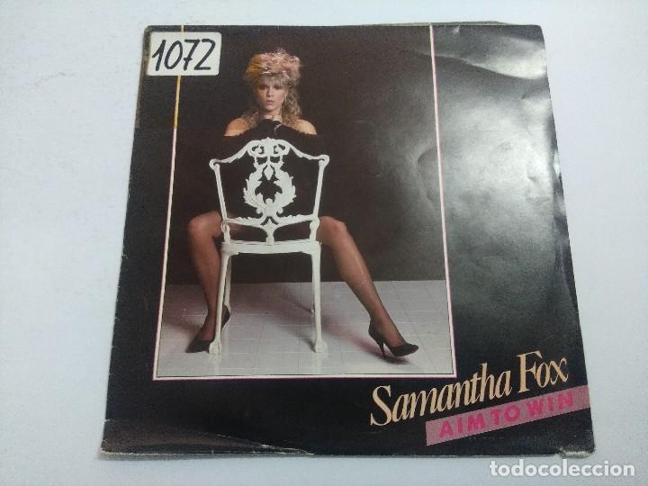 Discos de vinilo: SAMANTHA FOX/AIM TO WIN/SINGLE PROMOCIONAL. - Foto 1