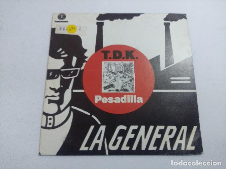 Discos de vinilo: T.D.K./PESADILLA/SINGLE PROMOCIONAL. - Foto 1