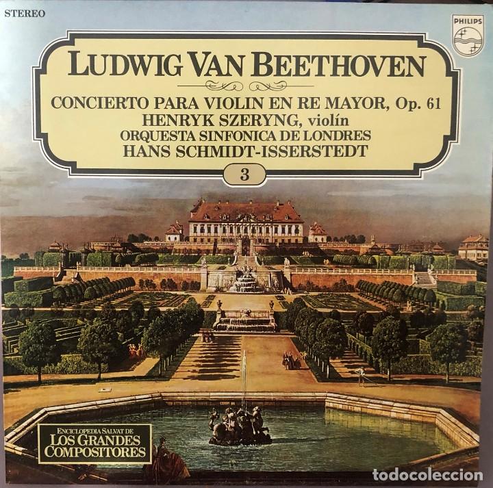 Discos de vinilo: ENCICLOPEDIA SALVAT &rdquo;LOS GRANDES COMPOSITORES&rdquo; LP N&ordm; 3