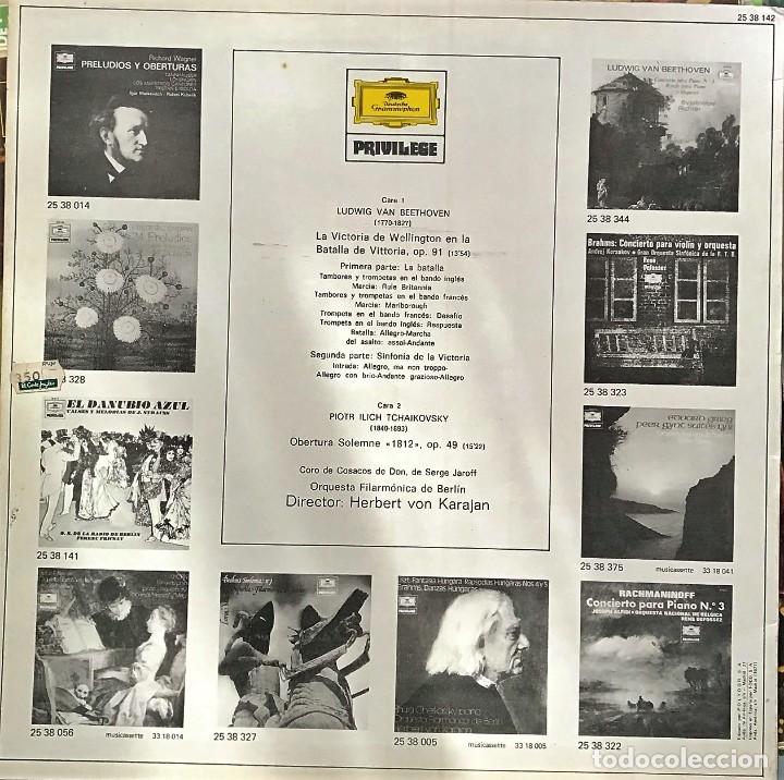 Discos de vinilo: Beethoven / Tchaikovsky - Herbert von Karajan, - Foto 2