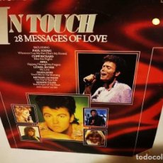 Discos de vinilo: IN TOUCH 2LP * UK * 28 MESSAGES OF LOVE * 1983 * GATEFOLD * ABBA / DIANA ROSS / TOTO / BONNIE TYLER. Lote 260366340