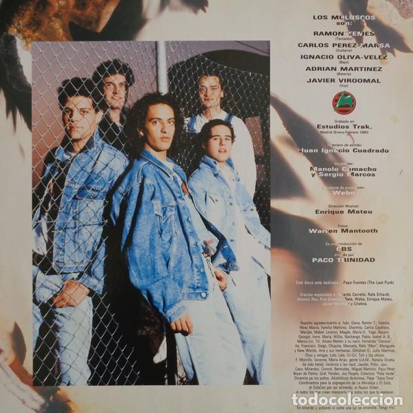 Discos de vinilo: LOS MOLUSCOS * LP 1990 * &iexcl;FUERA! * INSERT * NIKIS - Foto 2