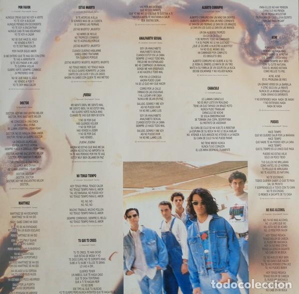 Discos de vinilo: LOS MOLUSCOS * LP 1990 * &iexcl;FUERA! * INSERT * NIKIS - Foto 3