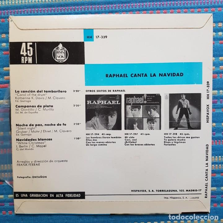 Discos de vinilo: RAPHAEL CANTA A LA NAVIDAD. LA CANCI&Oacute;N DEL TAMBORILERO - Foto 2