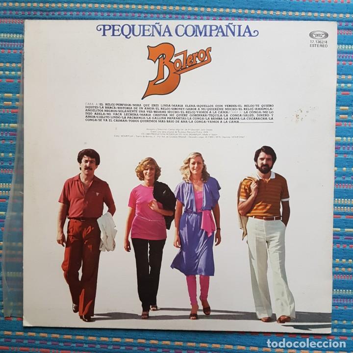 Discos de vinilo: DISCO LP PEQUE&Ntilde;A COMPA&Ntilde;IA. BOLEROS - Foto 2