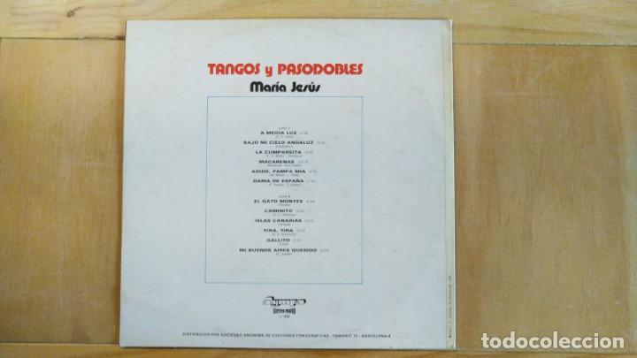 Discos de vinilo: Mar&iacute;a Jes&uacute;s &lrm;&ndash; Tangos Y Pasodobles - Foto 3