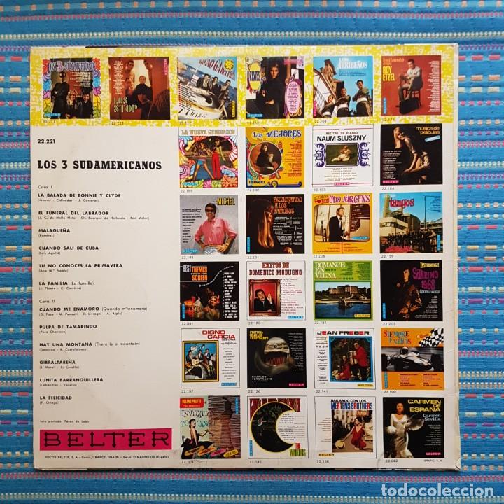 Discos de vinilo: DISCO LP LOS 3 SUDAMERICANOS - Foto 2