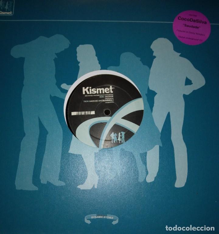 Discos de vinilo: MAXI SINGLE 12&rdquo; - COCO DA SILVA - SAUDADE (2001 deep house. KISMET) - Foto 1