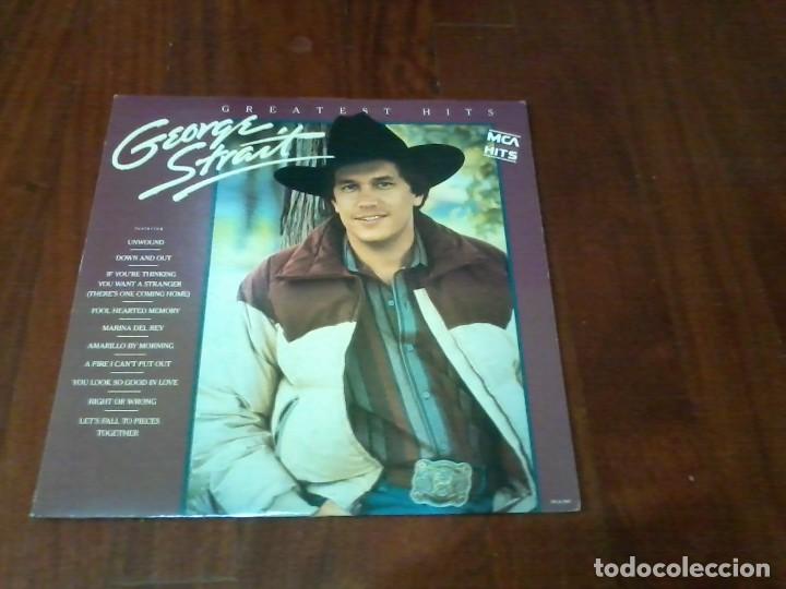 Discos de vinilo: George Strait LP Greatest Hits Usa. - Foto 1