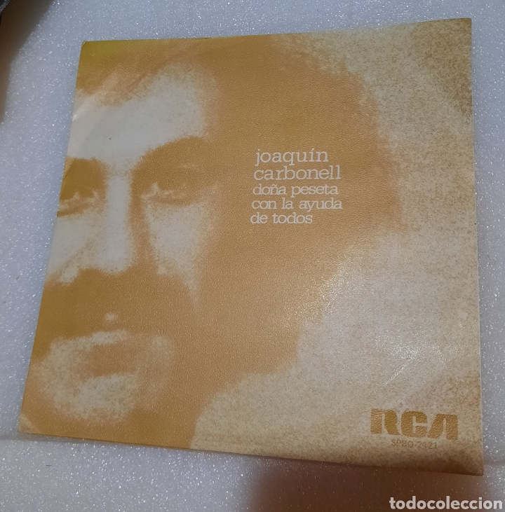 Discos de vinilo: Andres Carbonell - do&ntilde;a peseta - Foto 1