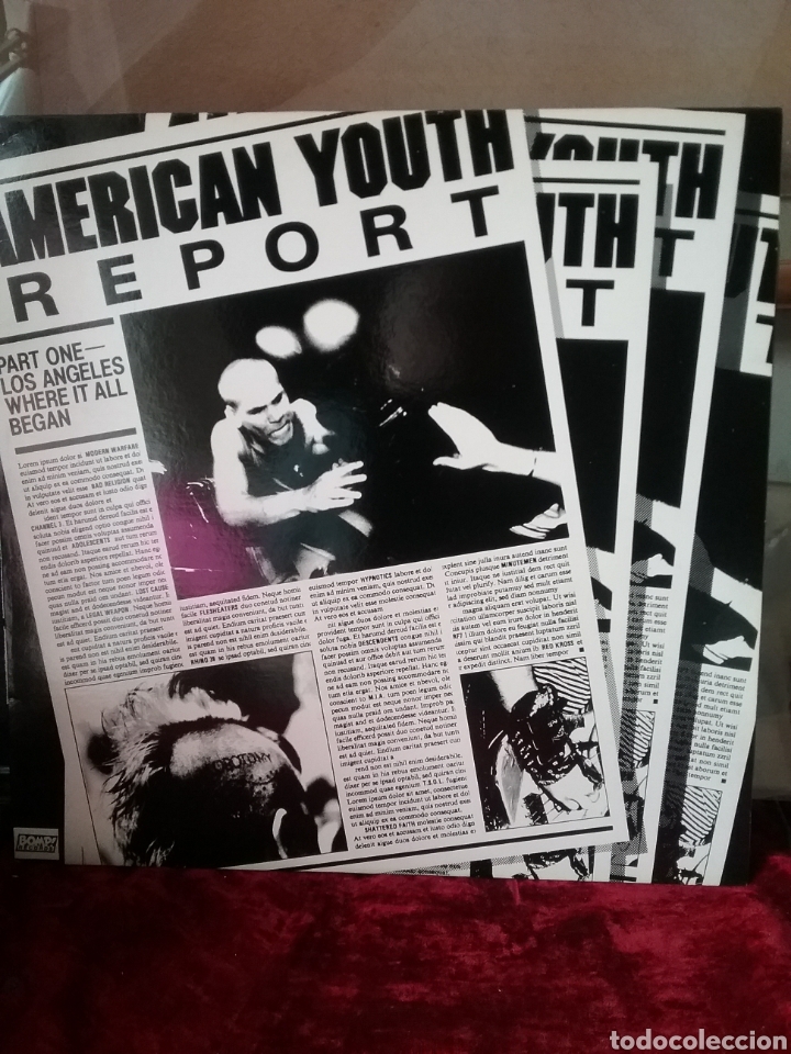 Discos de vinilo: AMERICAN YOUTH REPORT 1982 Edicion BOMP! Records 1991