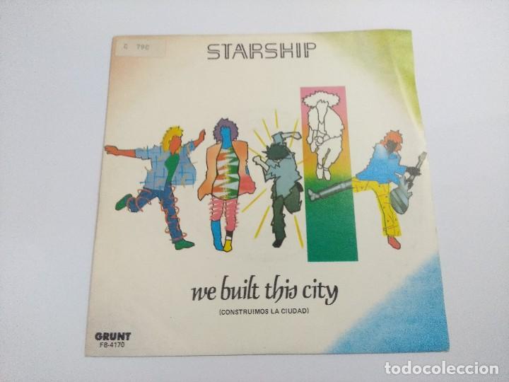 Discos de vinilo: STARSHIP/WE BUILT THIS CITY/SINGLE. - Foto 1