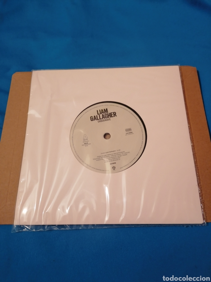 Discos de vinilo: LIAM GALLAGHER SHOCKWAVE VINILO 7&rdquo; PRECINTADO OASIS - Foto 1