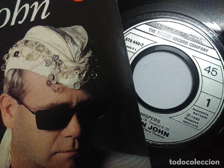 Discos de vinilo: ELTON JOHN/WHISPERS/SINGLE. - Foto 3