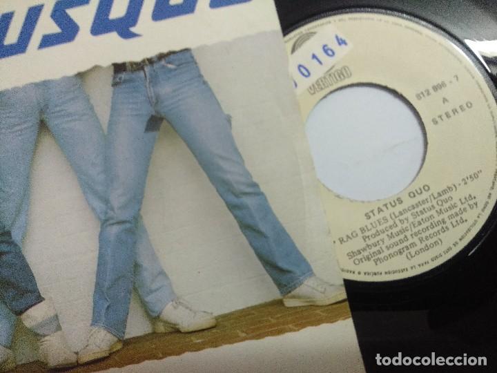Discos de vinilo: STATUS QUO/OL RAG BLUES/SINGLE. - Foto 2
