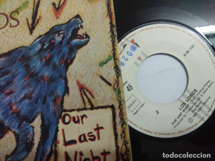Discos de vinilo: LOS LOBOS/OUR LAST NIGHT/SINGLE. - Foto 2