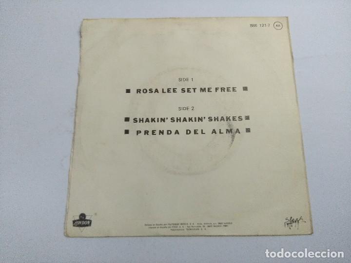 Discos de vinilo: LOS LOBOS/ROSA LEE SET ME FREE/SINGLE. - Foto 3