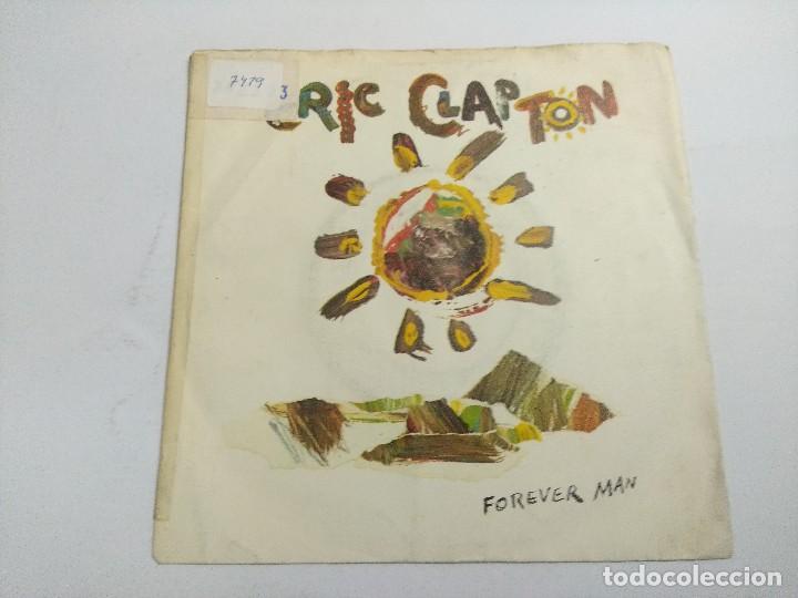 Discos de vinilo: ERIC CLAPTON/FOREVER MAN/SINGLE PROMOCIONAL. - Foto 1