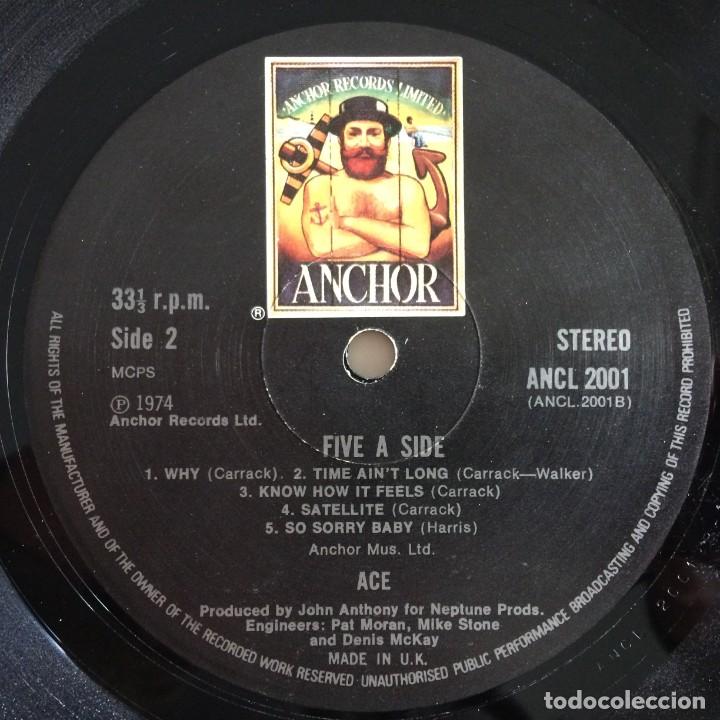 Discos de vinilo: Ace &lrm;&ndash; Five A Side UK,1974 Anchor - Foto 5
