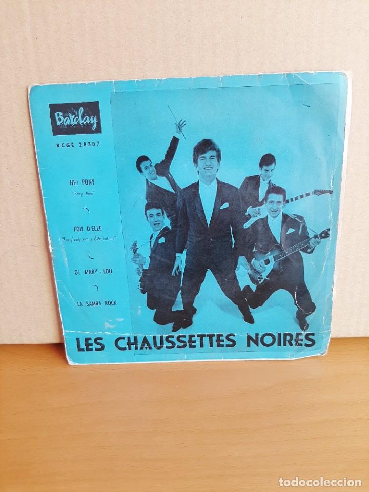 Dischi in vinile: EP ** LES CHAUSSETTES NOIRES ** HEI PONY - FOU D'ELLE +2 ** COVER/ VG+ / EXCELLENT ** EP/ NEAR MINT