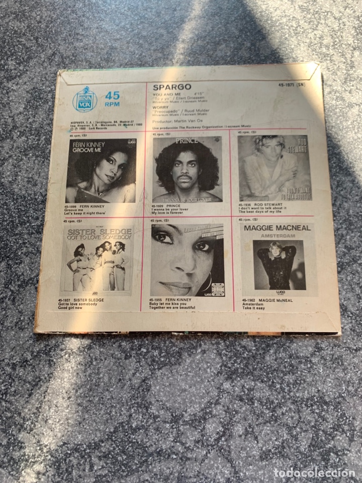 Discos de vinilo: Spargo you and me - Foto 3