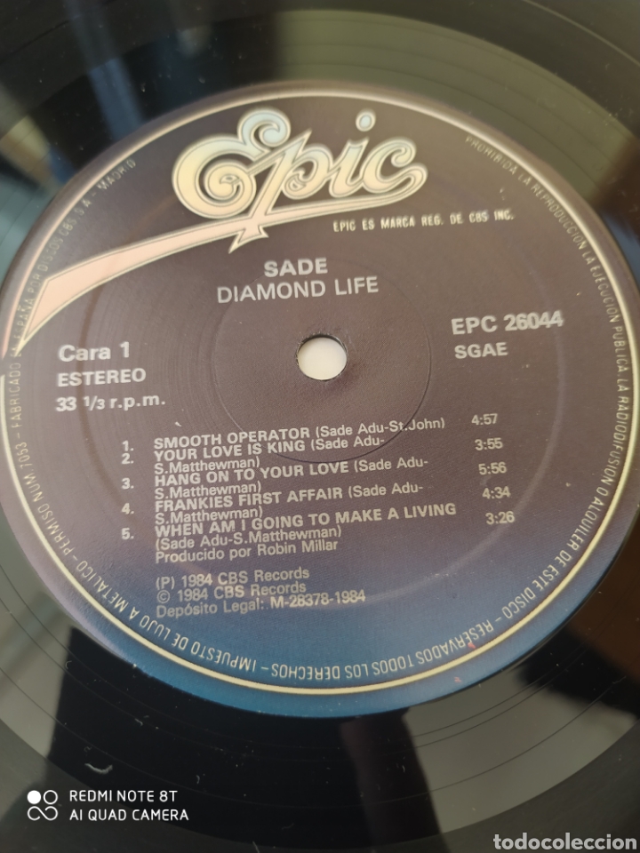 Discos de vinilo: Sade. Diamond life. - Foto 7