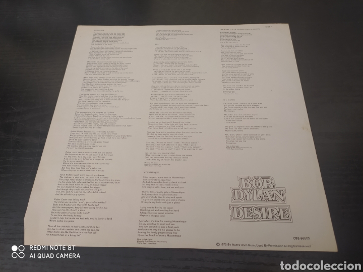 Discos de vinilo: Bod Dylan. Desire - Foto 9