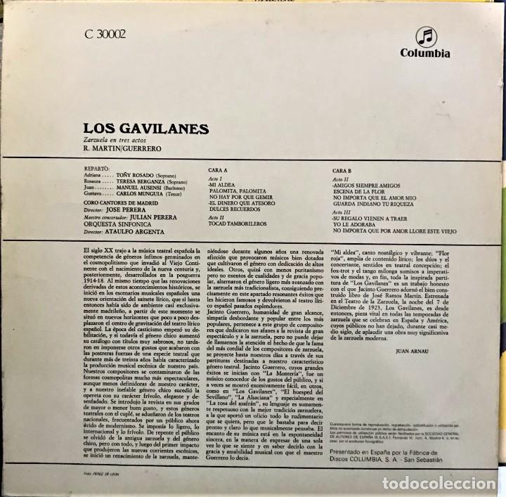 Discos de vinilo: Ata&uacute;lfo Argenta - Los Gavilanes - Foto 2